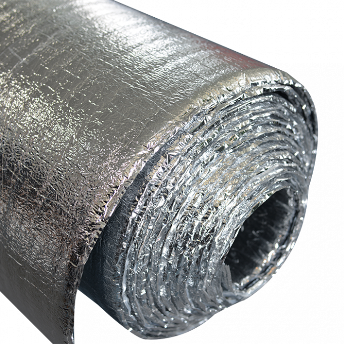 100cm 120cm 125cm Изоляция полов Подложка Термоалюминиевая фольга Изоляция из пены 1